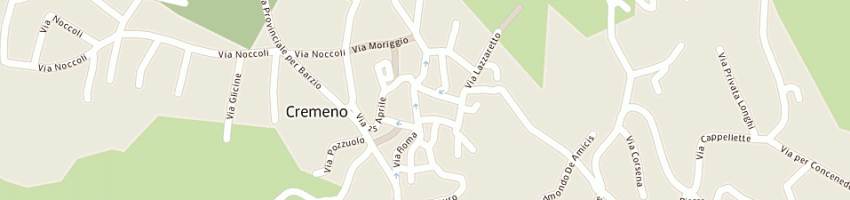 Mappa della impresa latticini valsassinesi latva (spa) a CREMENO