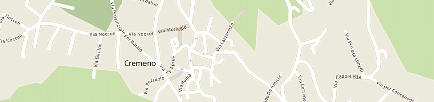 Mappa della impresa invernizzi fabiano a CREMENO