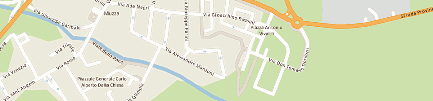 Mappa della impresa studio dede' a CORNEGLIANO LAUDENSE