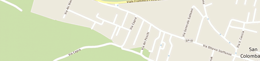 Mappa della impresa damiani sergio a SAN COLOMBANO AL LAMBRO
