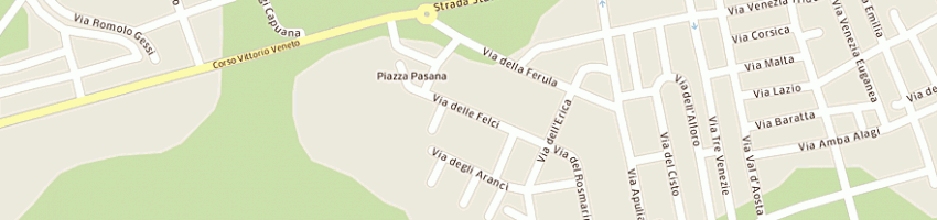 Mappa della impresa novarese luigi a OLBIA