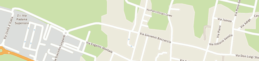 Mappa della impresa borsa alessandro a INZAGO