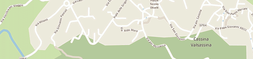 Mappa della impresa azienda agricola invernizzi romano a CASSINA VALSASSINA