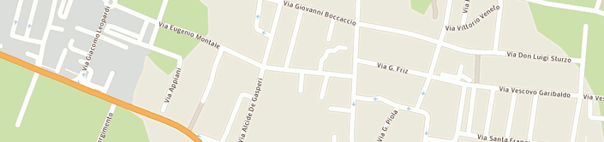 Mappa della impresa bpl grafica di bettinelli a INZAGO