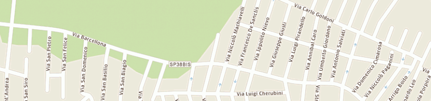 Mappa della impresa spanu salvatore a OLBIA