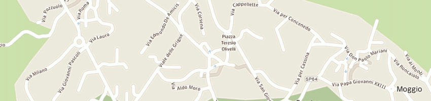 Mappa della impresa ristorante san martino a CASSINA VALSASSINA