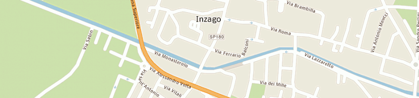 Mappa della impresa l' elite del mobile snc dei flli sala a INZAGO