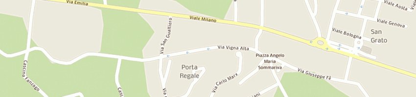 Mappa della impresa vigna alta di pignanelli alfonco e c sas a LODI