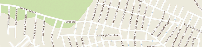 Mappa della impresa ciccio market di murgia maria teresa e c sas a OLBIA