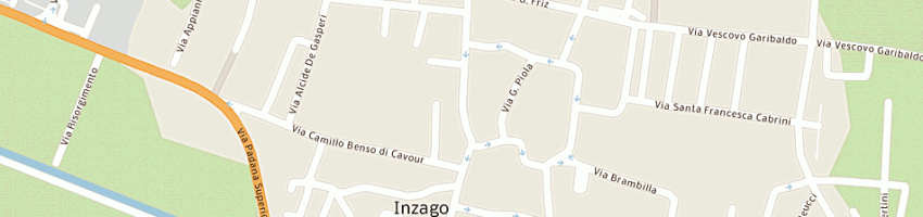 Mappa della impresa sisti giancarlo a INZAGO