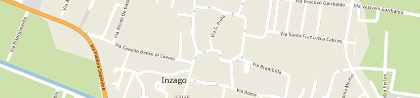 Mappa della impresa mapelli simonetta maria attilia a INZAGO