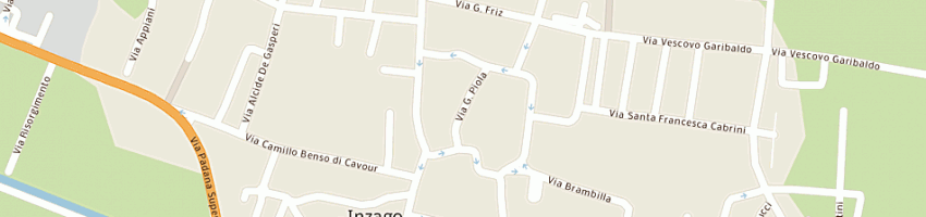 Mappa della impresa noir cafe' srl a INZAGO