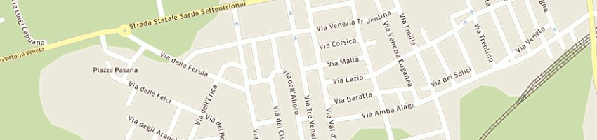 Mappa della impresa mobil due arredamenti srl a OLBIA