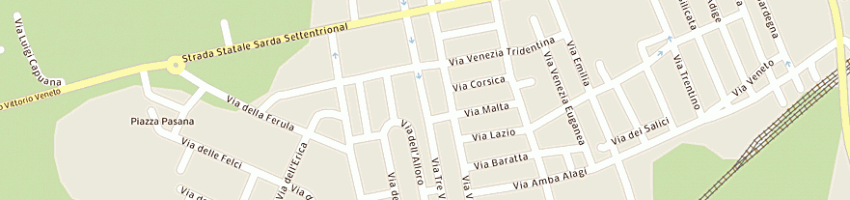 Mappa della impresa bonannini giovanni a OLBIA