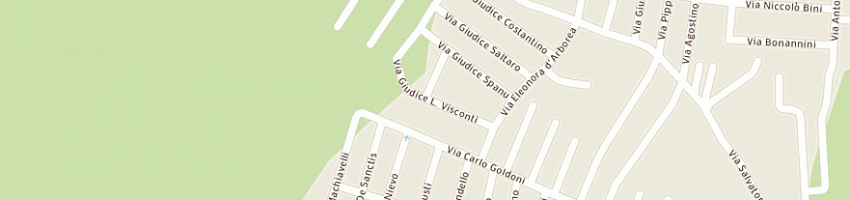 Mappa della impresa spano gabriella a OLBIA