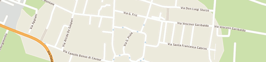 Mappa della impresa unes - maxi spa a INZAGO