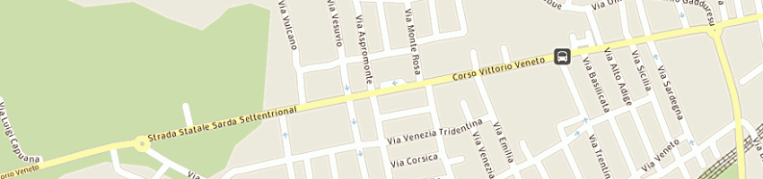 Mappa della impresa gallura gas srl a OLBIA