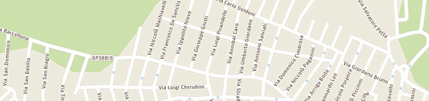 Mappa della impresa nuova officina loriga snc di loriga francesco e c a SASSARI
