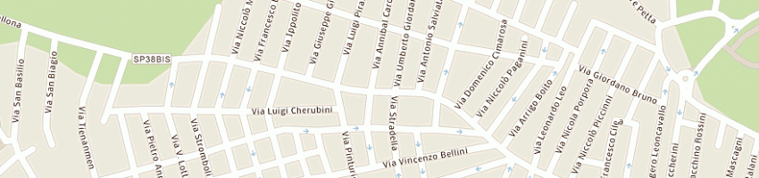 Mappa della impresa gfa distribuzioni srl a OLBIA