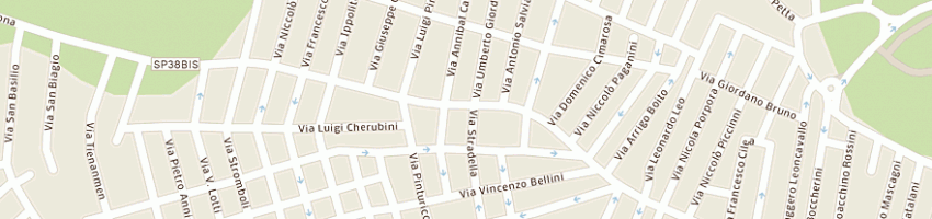 Mappa della impresa marras antonio a OLBIA