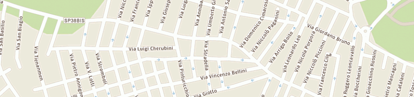 Mappa della impresa tatti giuseppe a OLBIA