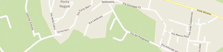 Mappa della impresa creola srl a LODI