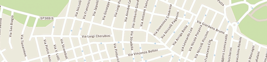 Mappa della impresa rita profumerie srl a OLBIA