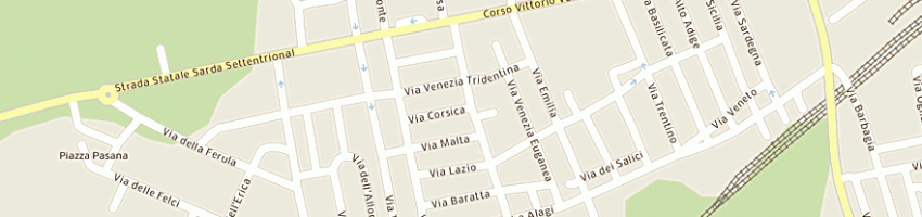 Mappa della impresa tinnirello davide giuseppe a OLBIA