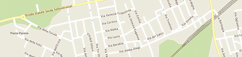 Mappa della impresa cuccheddu maria grazia a OLBIA