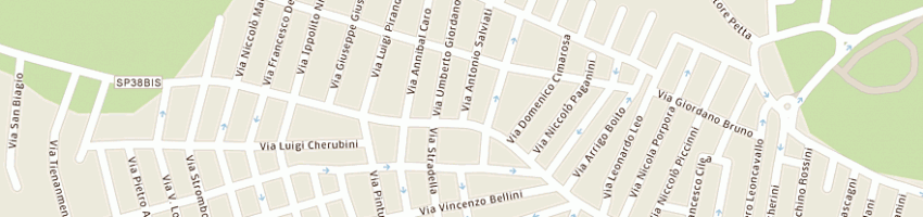 Mappa della impresa giagheddu marco a OLBIA