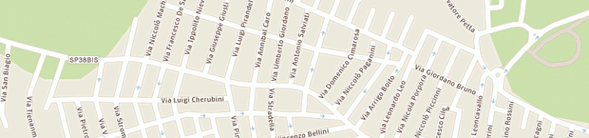 Mappa della impresa artigiano impazza di filia nicola a OLBIA