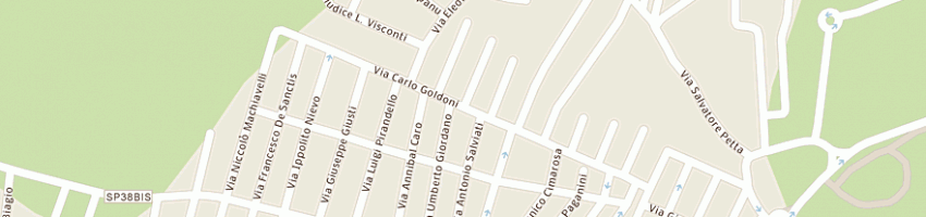Mappa della impresa taras quirico a OLBIA