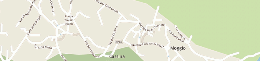 Mappa della impresa plati paolo a MOGGIO