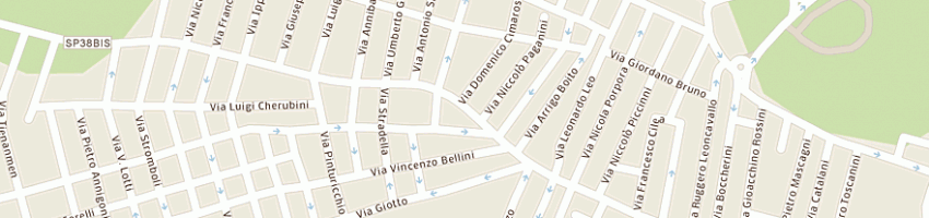 Mappa della impresa il gallo d'oro pizzeria gastronomia di vantaggiato ma a OLBIA