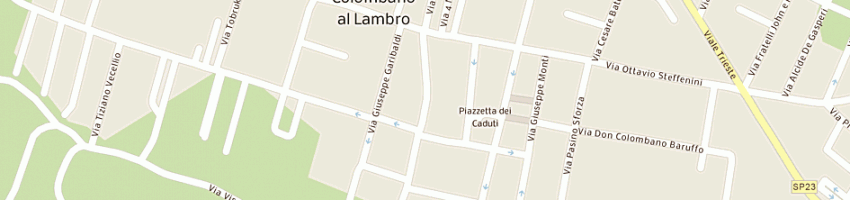 Mappa della impresa carabinieri a SAN COLOMBANO AL LAMBRO