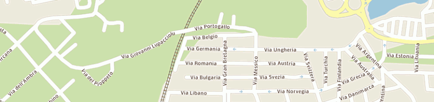 Mappa della impresa sanna franco a OLBIA
