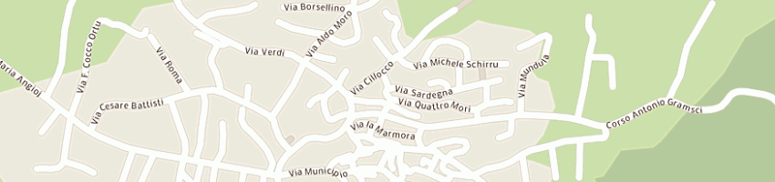 Mappa della impresa farris moreddu nicolosa a LULA