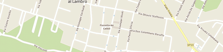 Mappa della impresa lanzani giovanni battista alimentari snc a SAN COLOMBANO AL LAMBRO