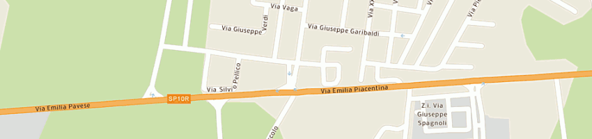Mappa della impresa franzini maria luisa a SARMATO