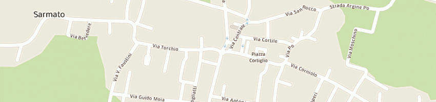 Mappa della impresa bar cordial a SARMATO