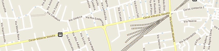 Mappa della impresa tamponi simone a OLBIA