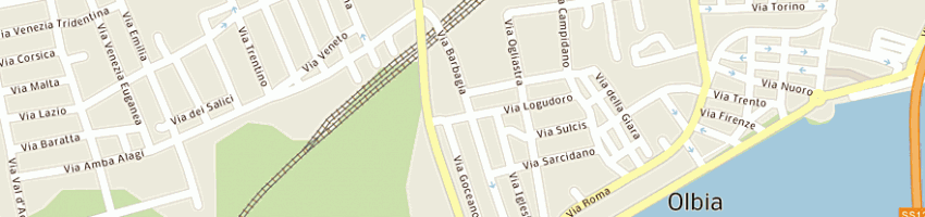 Mappa della impresa sechi gian luigi a OLBIA