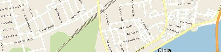 Mappa della impresa zaru giuseppe a OLBIA