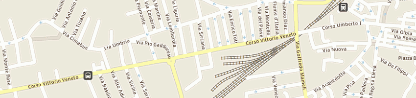Mappa della impresa fiori pietro eredi (sas) a OLBIA