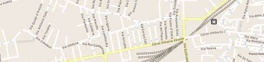 Mappa della impresa dedola ottavio a OLBIA