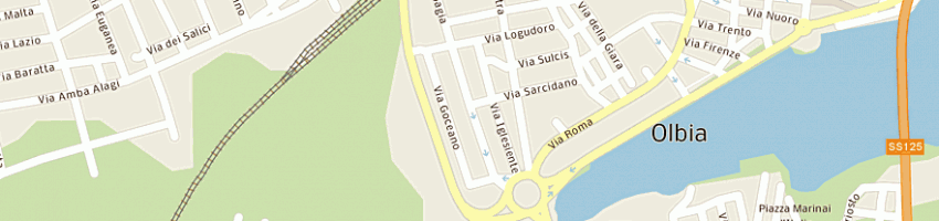 Mappa della impresa meloni giovanni battista a OLBIA