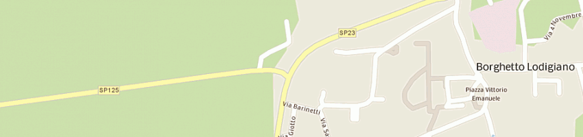 Mappa della impresa pezzini carlo a BORGHETTO LODIGIANO