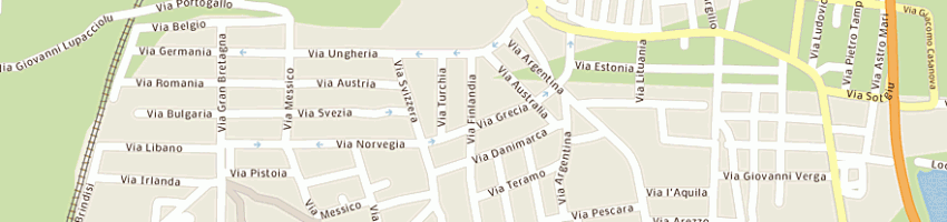 Mappa della impresa sarda elettrica di spiga donato a OLBIA