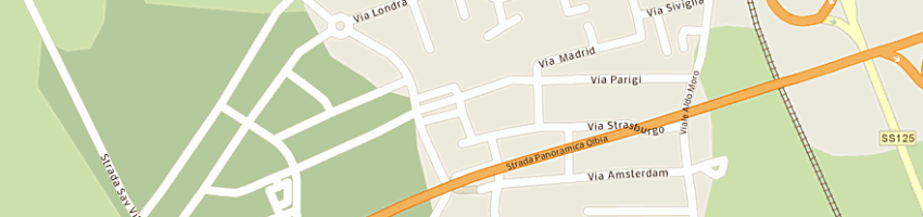 Mappa della impresa agora' project group srl a OLBIA