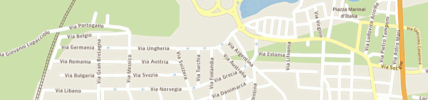 Mappa della impresa bolognesi angela a OLBIA